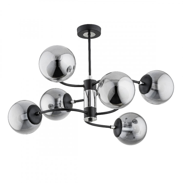 DEMA CHROM 6xE14 Alfa Lampa Sufitowa 28406