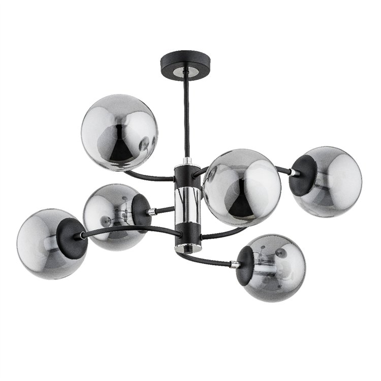 DEMA CHROM 6xE14 Alfa Lampa Sufitowa