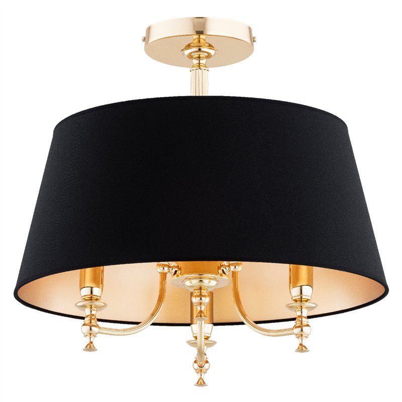 ROSETTA ZŁOTA & CZARNA 3xE14 Alfa Lampa Sufitowa ROSETTA ZŁOTA & CZARNA 3xE14 Alfa Lampa Sufitowa