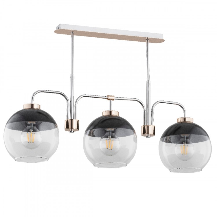 ALMARY CHROM 3xE27 Alfa Lampa Sufitowa 62199
