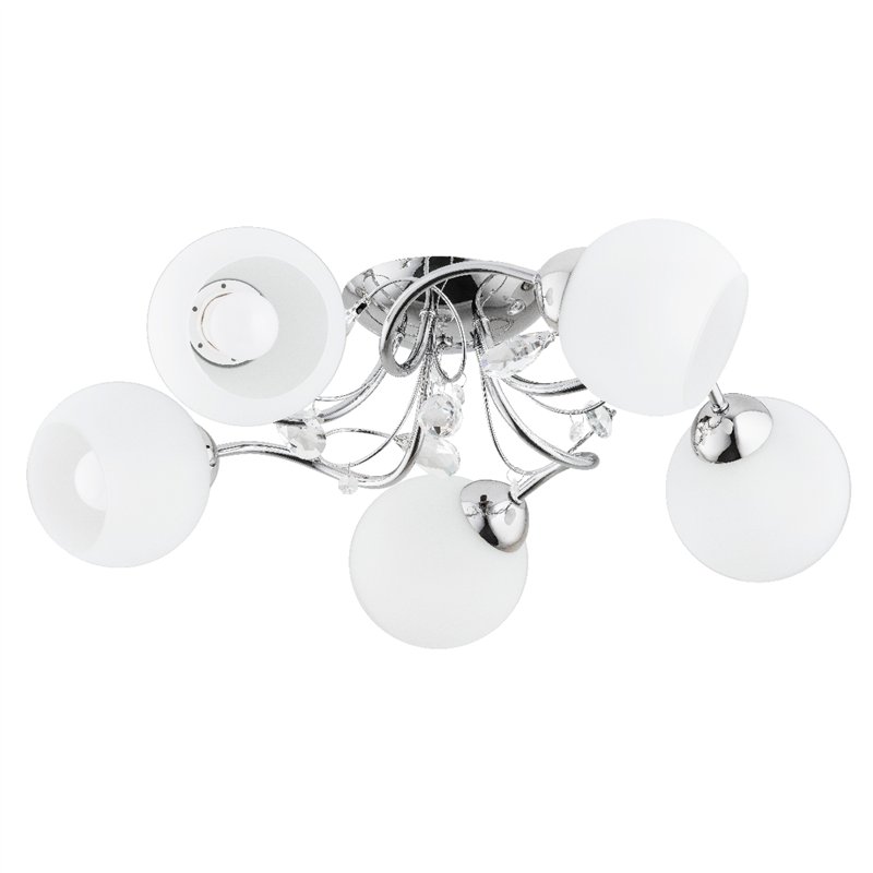 LIVIA PRO CHROM 5xE27 Alfa Lampa Sufitowa LIVIA PRO CHROM 5xE27 Alfa Lampa Sufitowa
