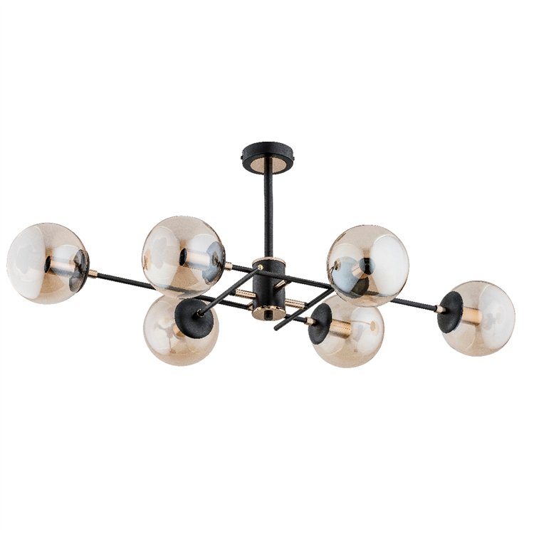 TANOS ZŁOTA 6xE14 Alfa Lampa Sufitowa