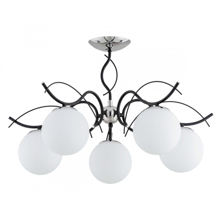 YUTA CZARNA 5xE14 Alfa Lampa Sufitowa 63208