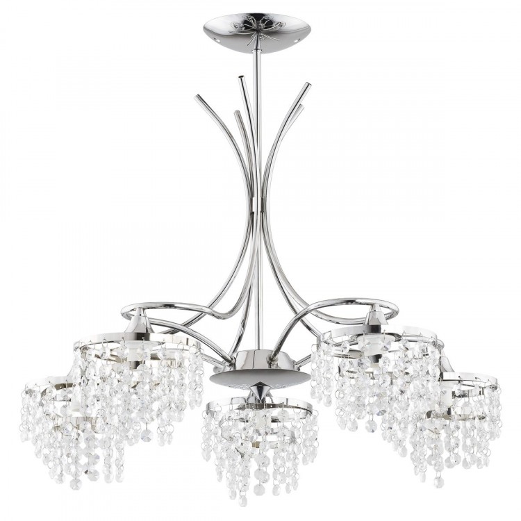 KALIOPA CHROM 5xE14 Alfa Lampa Sufitowa 24455