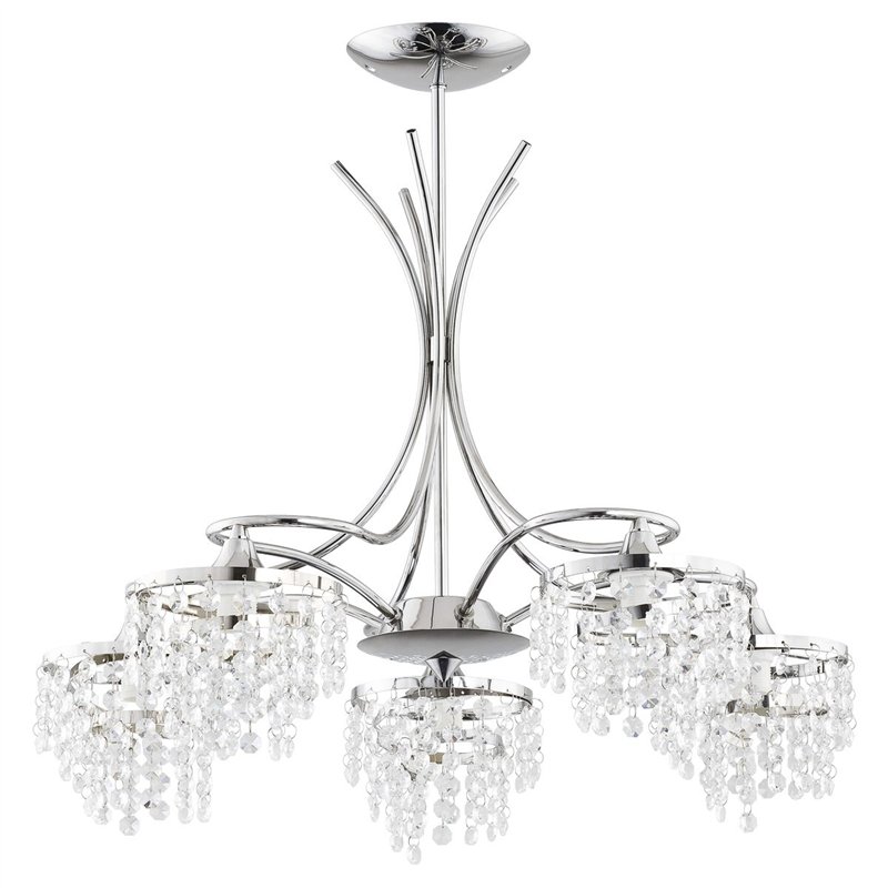 KALIOPA CHROM 5xE14 Alfa Lampa Sufitowa KALIOPA CHROM 5xE14 Alfa Lampa Sufitowa