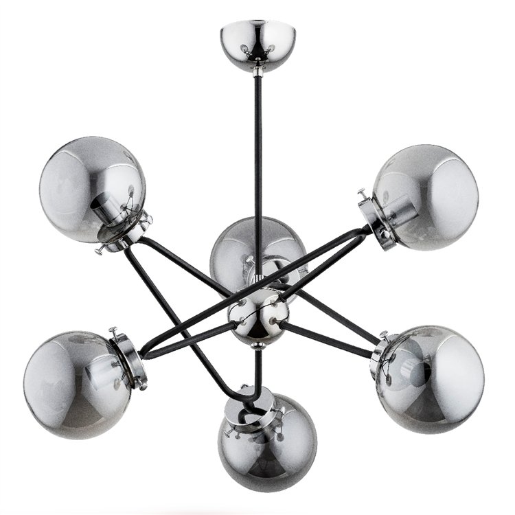 GALAXY CHROM 6xE14 Alfa Lampa Sufitowa