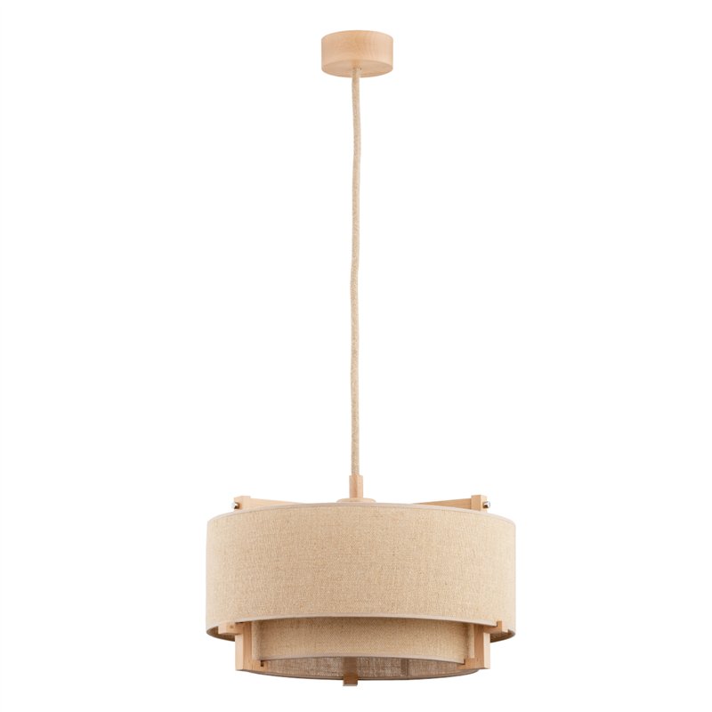 LOLA DREWNIANA 1xE27 Alfa Lampa Wisząca LOLA DREWNIANA 1xE27 Alfa Lampa Wisząca