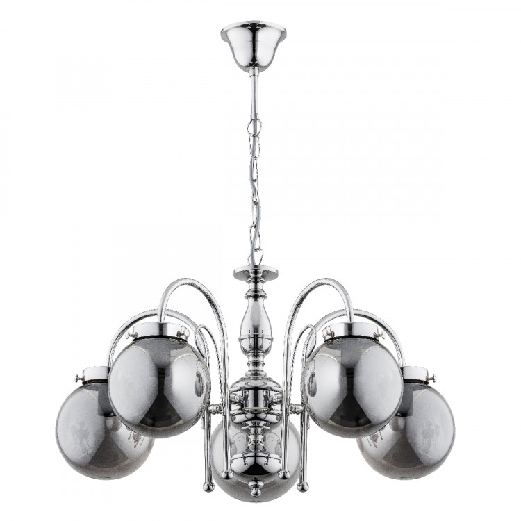 HERO CHROM 5xE14 Alfa Żyrandol 28285
