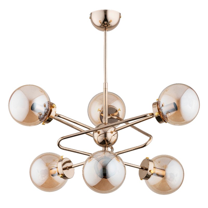 RITO ZŁOTA 6xE14 Alfa Lampa Sufitowa RITO ZŁOTA 6xE14 Alfa Lampa Sufitowa