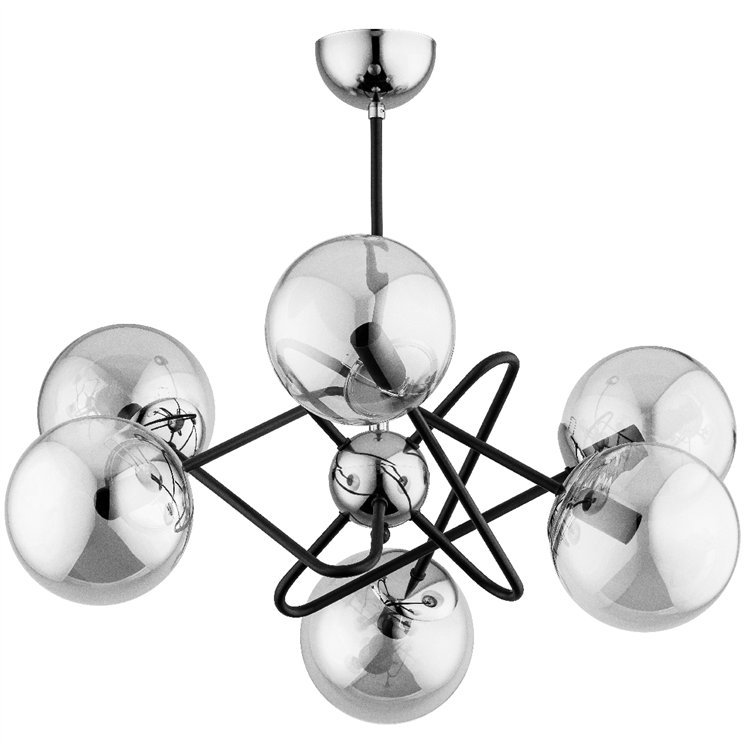 VIRGINIA CHROM 6xE14 Alfa Lampa Sufitowa