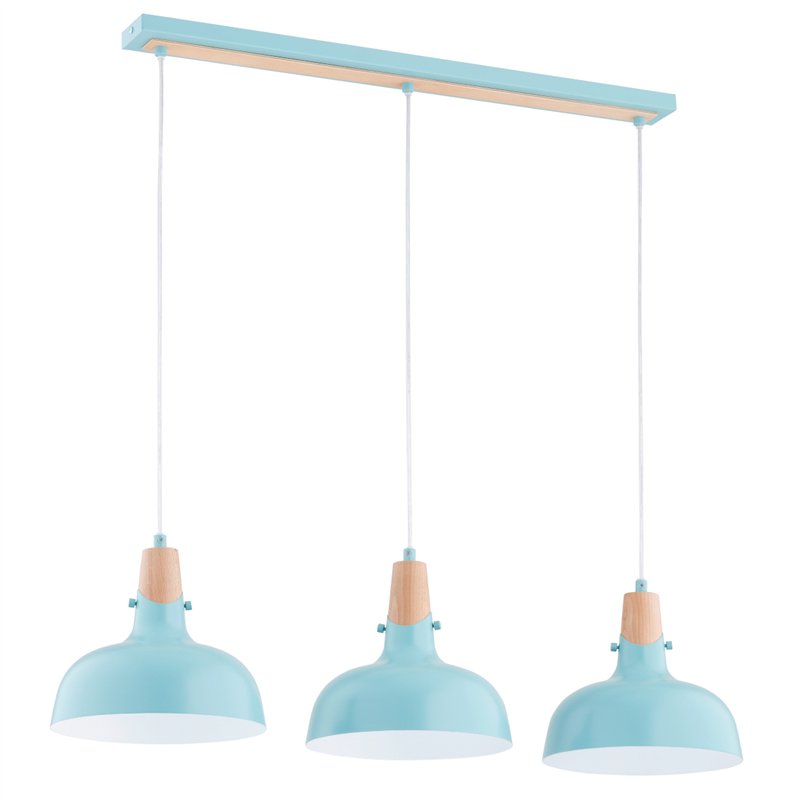 SOLO GEM MIĘTA 3xE27 Alfa Lampa Wisząca SOLO GEM MIĘTA 3xE27 Alfa Lampa Wisząca