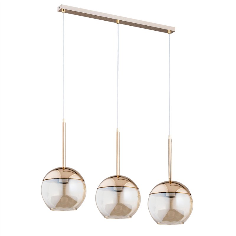 VOLDA ZŁOTA 3xE27 Alfa Lampa Wisząca VOLDA ZŁOTA 3xE27 Alfa Lampa Wisząca