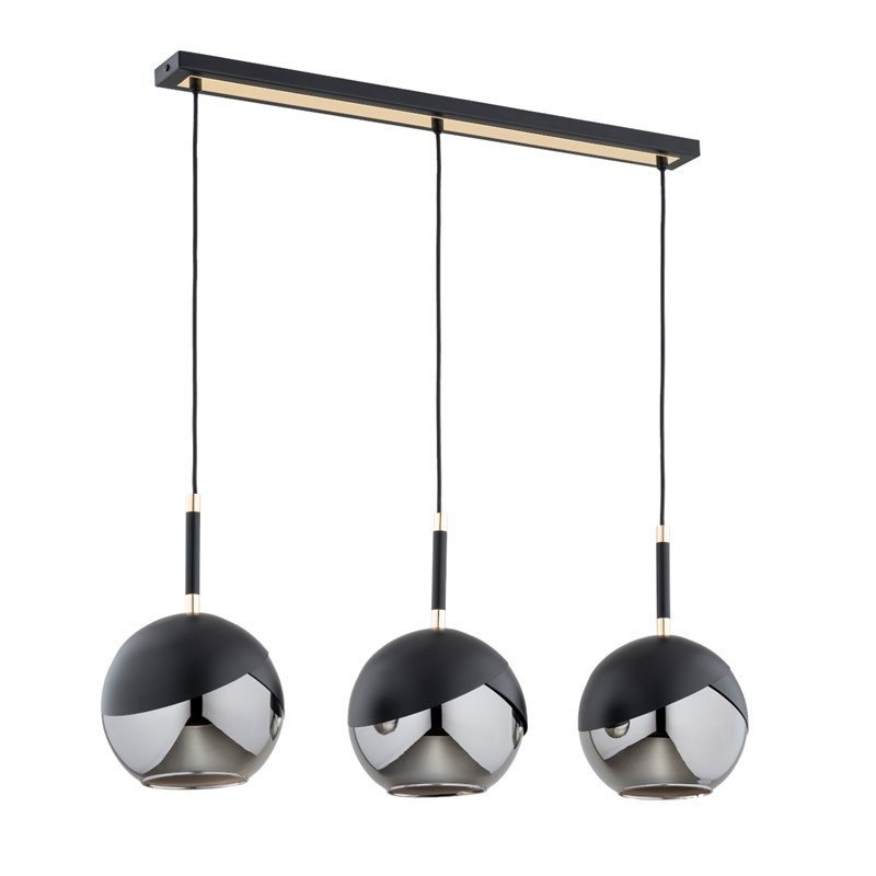 RIDO CZARNA 3xE27 Alfa Lampa Wisząca RIDO CZARNA 3xE27 Alfa Lampa Wisząca