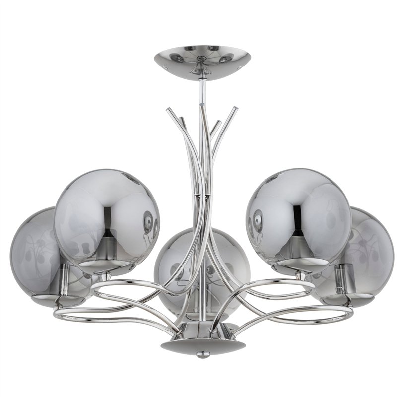 SENTIA CHROM 5xE14 Alfa Lampa Sufitowa SENTIA CHROM 5xE14 Alfa Lampa Sufitowa