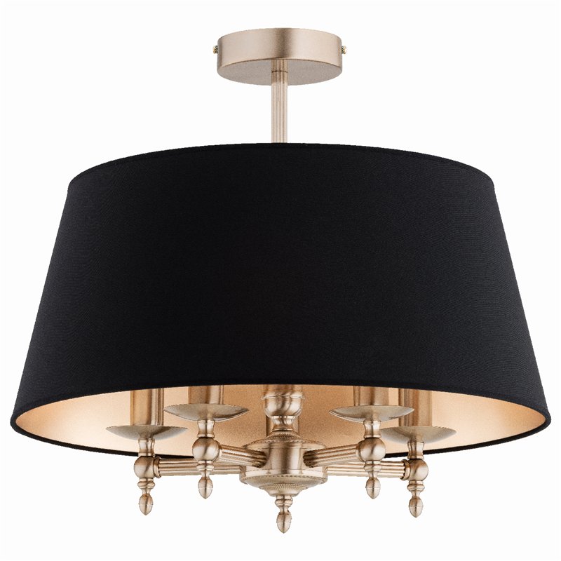 ROKSANA ZŁOTA & CZARNA 5xE14 Alfa Lampa Sufitowa ROKSANA ZŁOTA & CZARNA 5xE14 Alfa Lampa Sufitowa