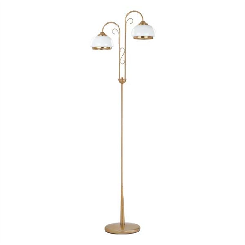 PARIS ZŁOTA 2xE27 Alfa Lampa Stojąca PARIS ZŁOTA 2xE27 Alfa Lampa Stojąca