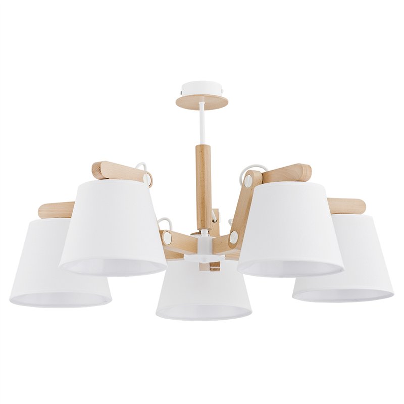 JOGA BIAŁA 5xE27 Alfa Lampa Sufitowa JOGA BIAŁA 5xE27 Alfa Lampa Sufitowa