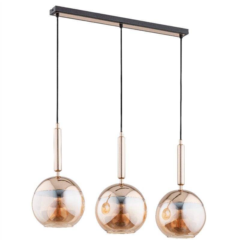 VOLDA NEW ZŁOTA 3xE27 Alfa Lampa Wisząca VOLDA NEW ZŁOTA 3xE27 Alfa Lampa Wisząca