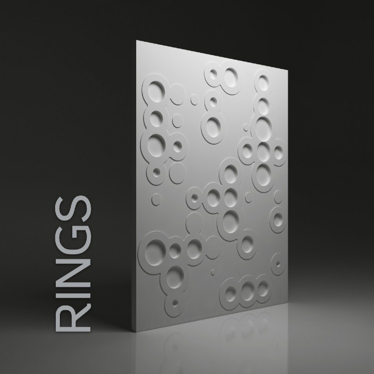Rings DUNES panel ścienny 3D