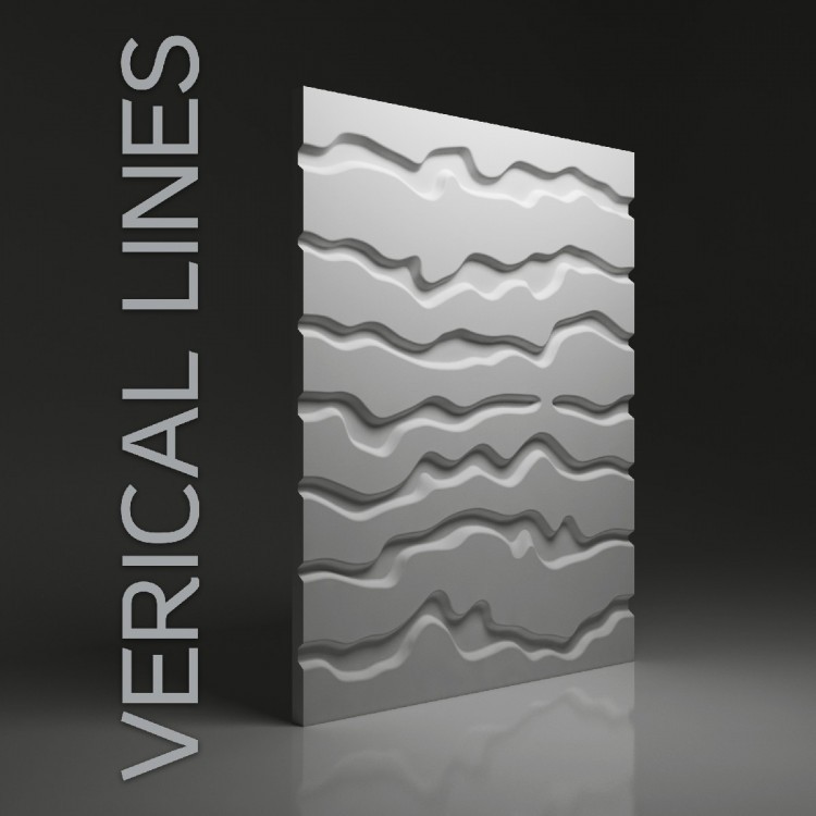 Vertical Lines DUNES panel ścienny 3D
