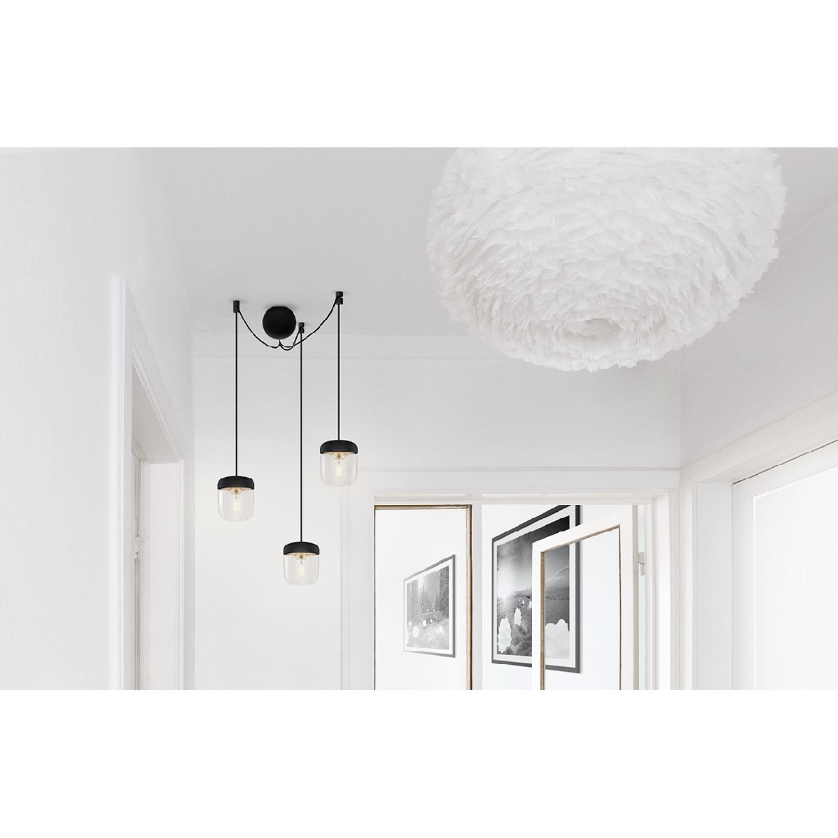 Zawieszenie do lampy Cannonball CLUSTER 3 Umage (Vita Copenhagen) czarny Zawieszenie do lampy Cannonball CLUSTER 3 Umage (Vita Copenhagen) czarny