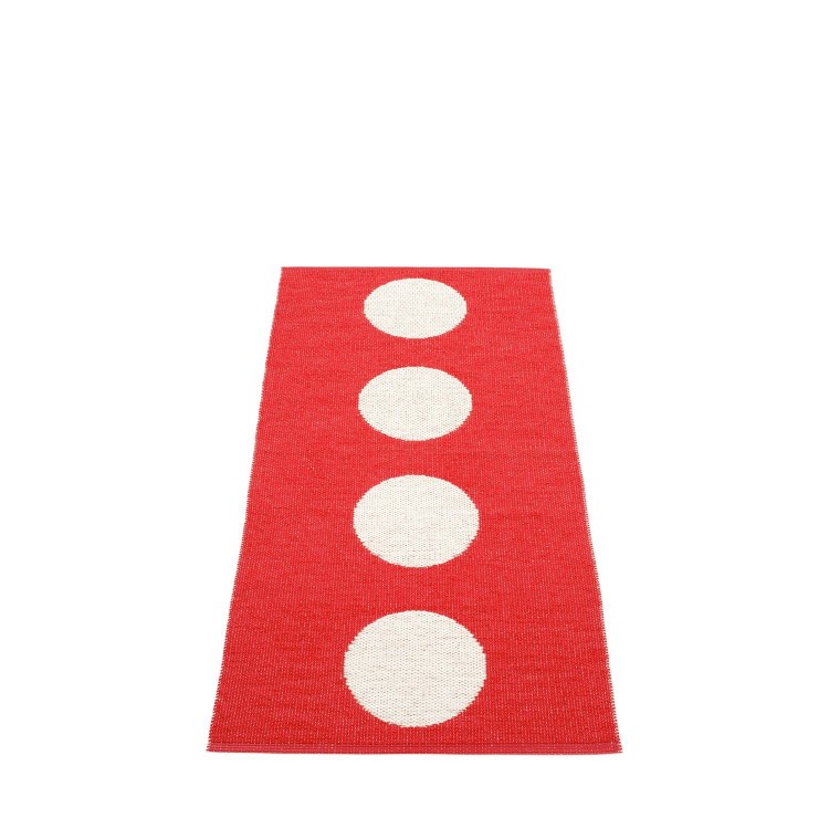 VERA Red Pappelina chodnik dywanowy