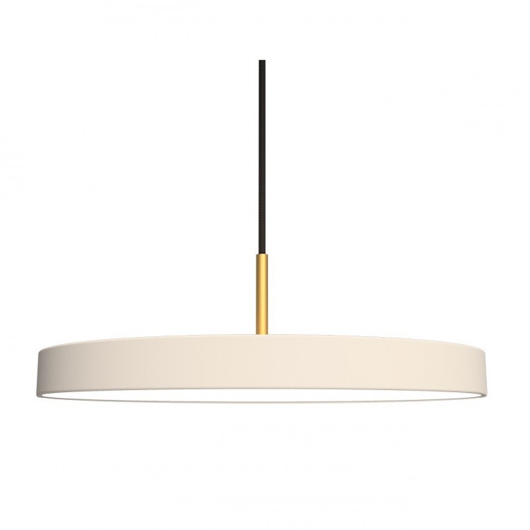 Asteria with brass top pearl white Umage lampa wisząca