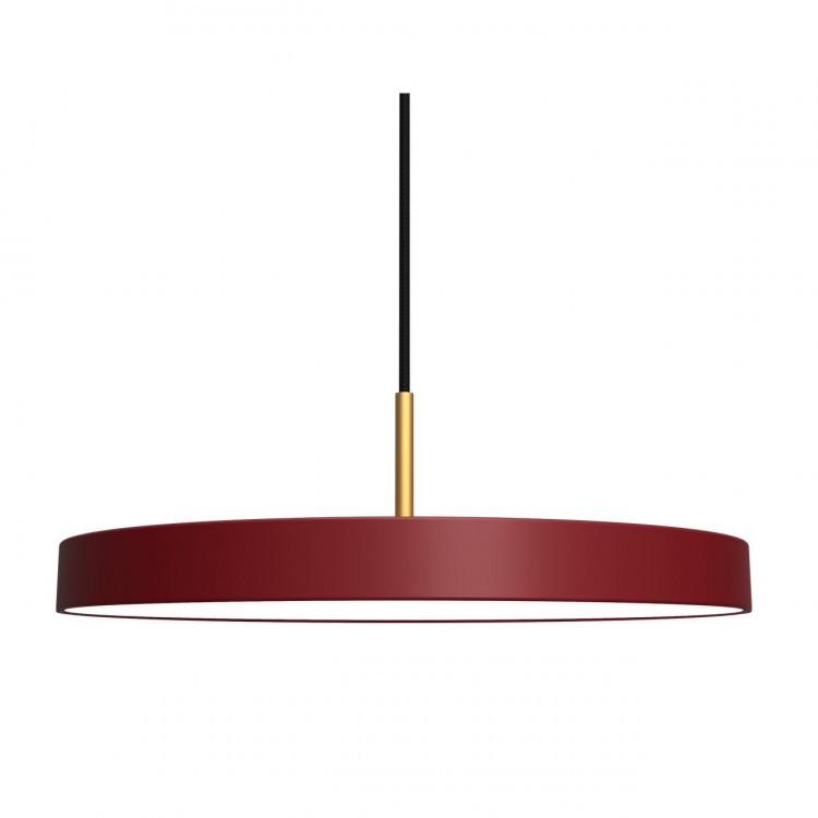 Asteria with brass top ruby red Umage lampa wisząca