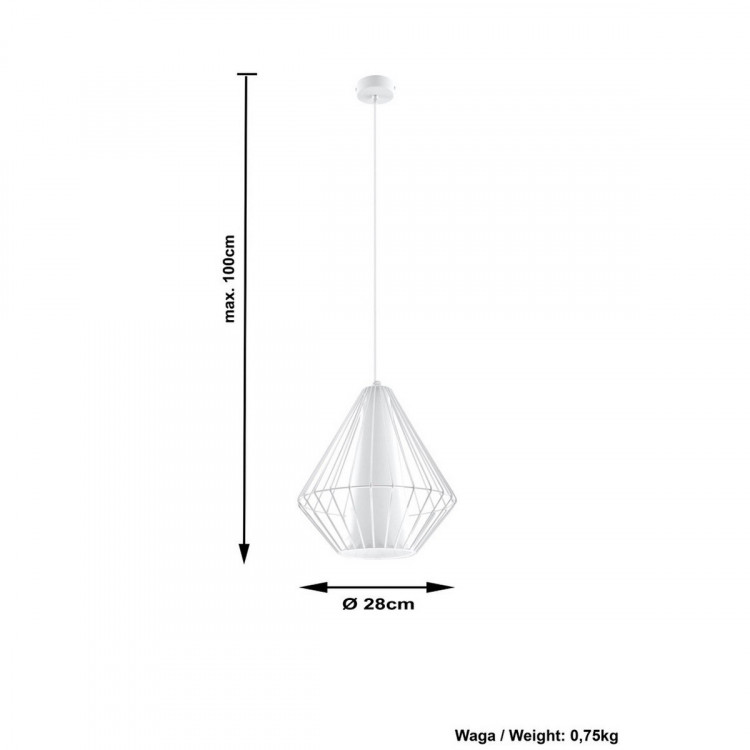 Demi Sollux Lighting Lampa wisząca