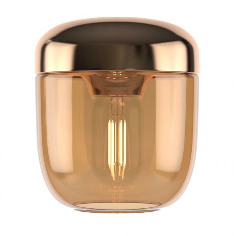 Acorn amber brass Umage lampa wisząca