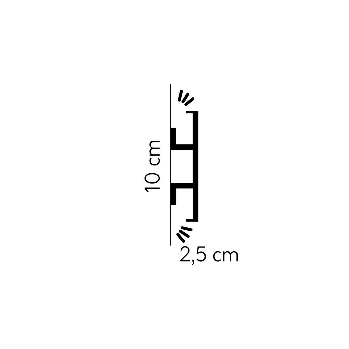 Mardom Decor QL017 Listwa ścienna Mardom Decor QL017 Listwa ścienna