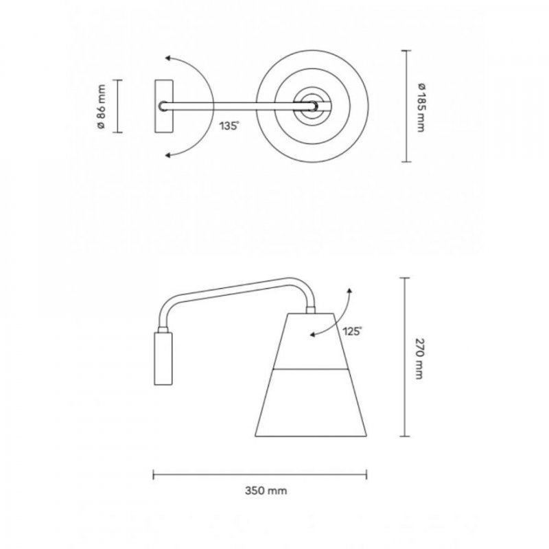 Lampa Kinkiet Zielona ILI ILI WALL Grupa Products Lampa Kinkiet Zielona ILI ILI WALL Grupa Products