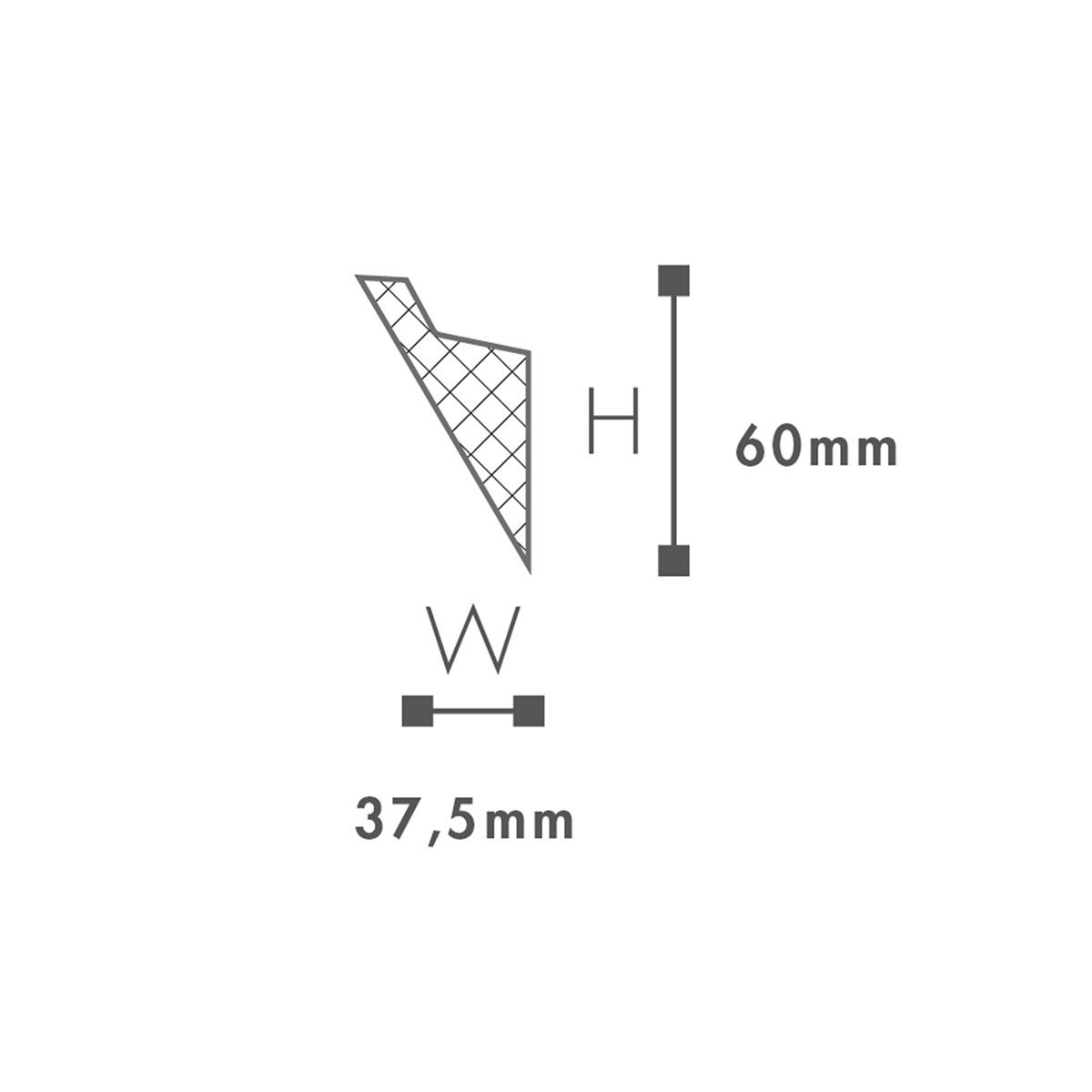 WALLSTYL IL3 NMC Listwa sufitowa WALLSTYL IL3 NMC Listwa sufitowa