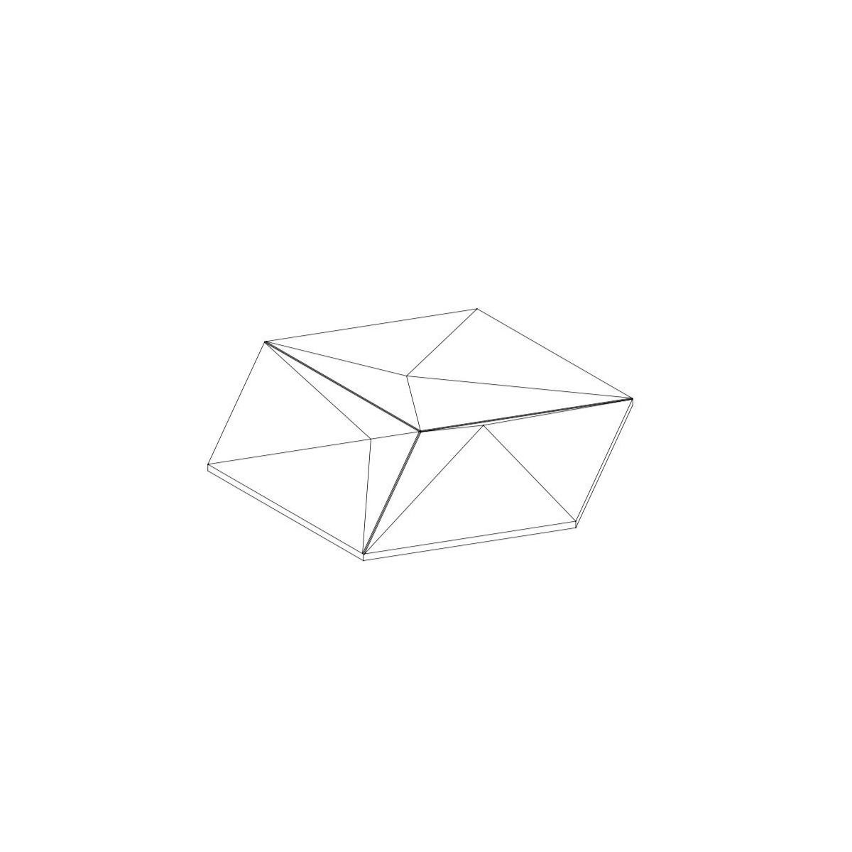 MOUNTAINS Panel ścienny Hexagonalny 3D DUNES MOUNTAINS Panel ścienny Hexagonalny 3D DUNES