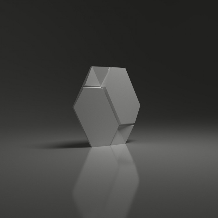 Loupe Hexagon DUNES panel ścienny 3D