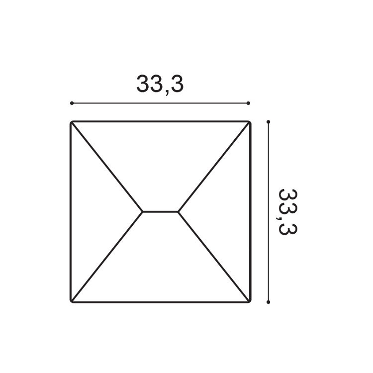 Orac Decor W106 Envelop Panel ścienny 3D