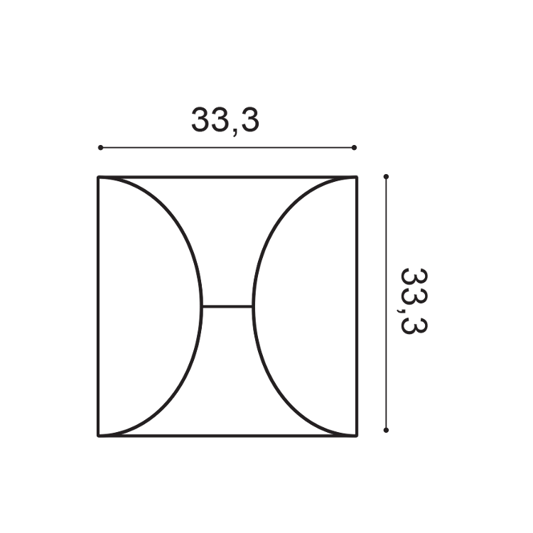 Orac Decor W107 Circle Panel ścienny 3D