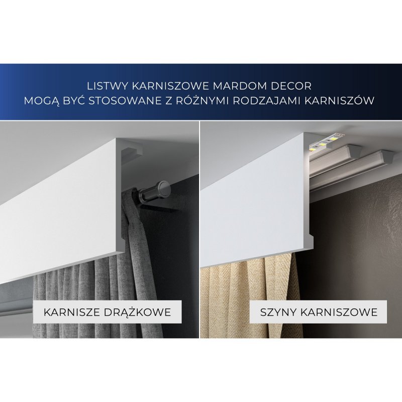 Mardom Decor QL036 Listwa Sufitowa karniszowa Mardom Decor QL036 Listwa Sufitowa karniszowa