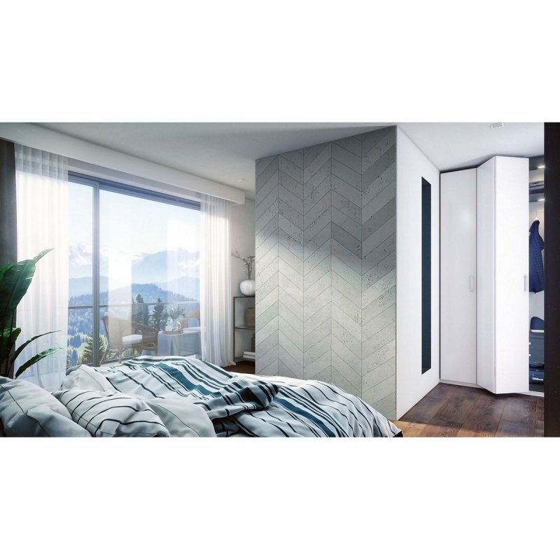 PB 35 JODEŁKA 45x10x1cm - Betonowy panel dekoracyjny 3D VHCT PB 35 JODEŁKA 45x10x1cm - Betonowy panel dekoracyjny 3D VHCT