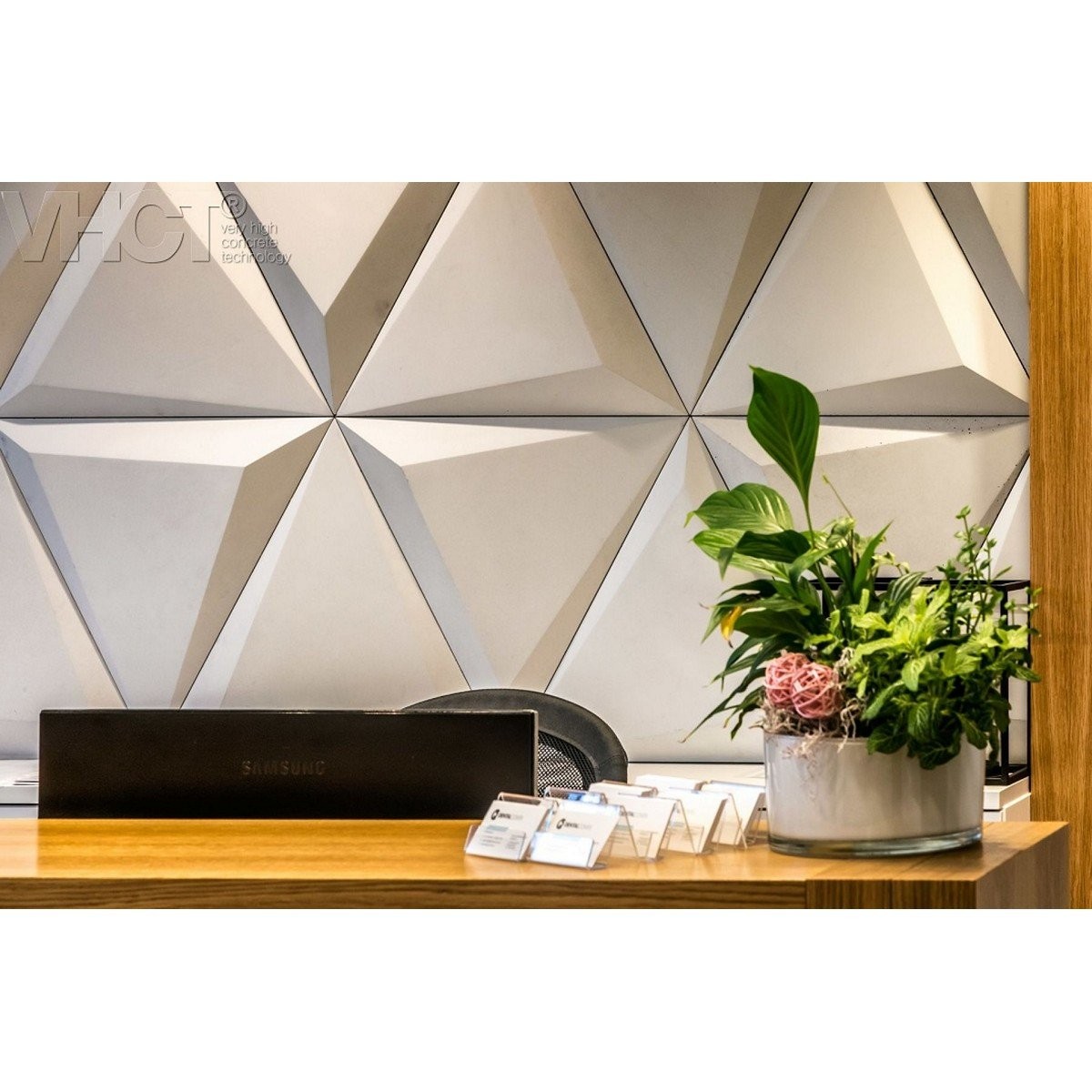 PB 36 TRIANGLE 60x60x3cm - Betonowy panel dekoracyjny 3D VHCT PB 36 TRIANGLE 60x60x3cm - Betonowy panel dekoracyjny 3D VHCT