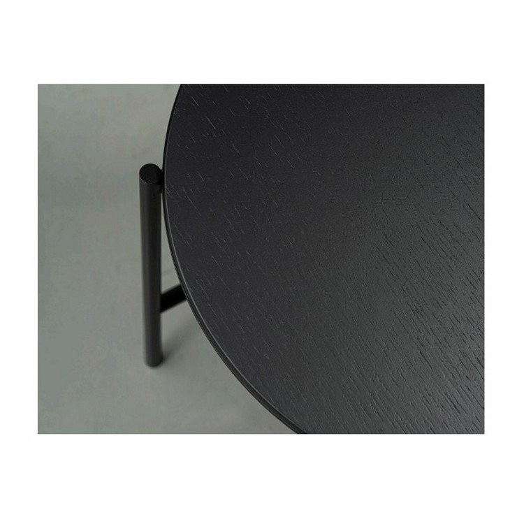 Lampa IGRAM Floor black + blat z dębowego forniru Grupa Products