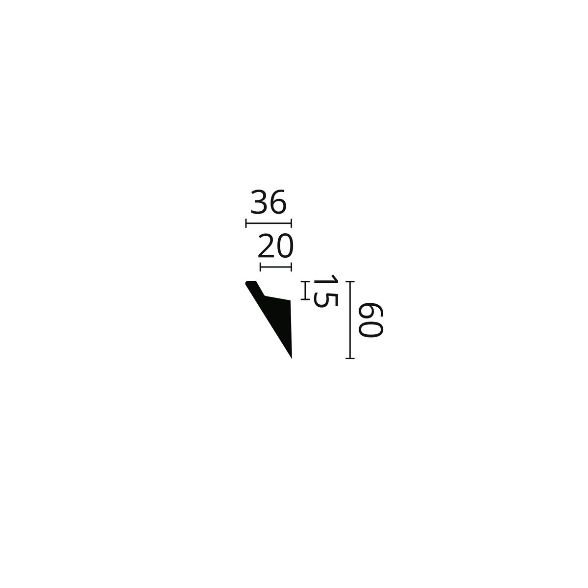 WALLSTYL IL4 NMC Listwa sufitowa Noel Marquet 6 cm WALLSTYL IL4 NMC Listwa sufitowa Noel Marquet 6 cm