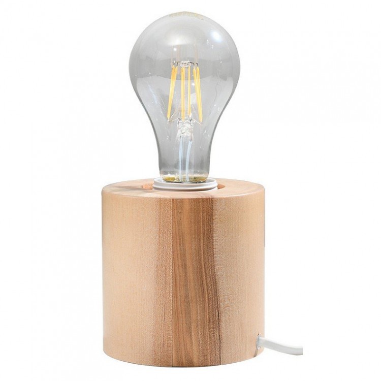 Salgado Sollux Lighting drewniana lampa biurkowa