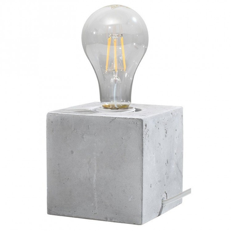 Ariz Sollux Lighting betonowa lampa biurkowa