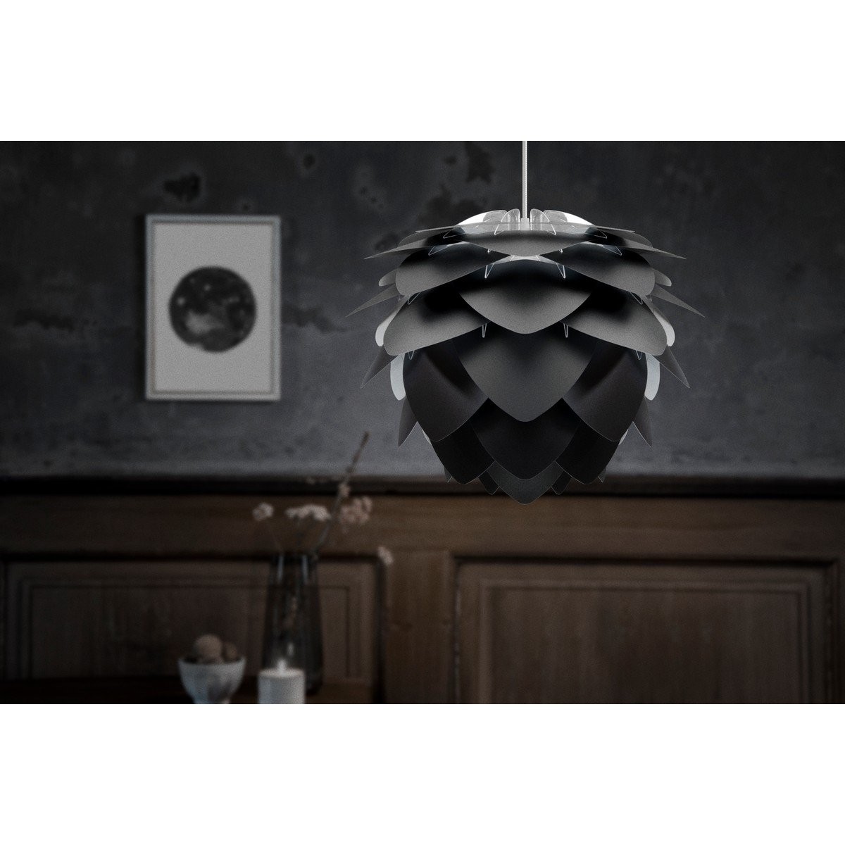 Lampa Umage (Vita Copenhagen) SILVIA MINI Czarna Lampa Umage (Vita Copenhagen) SILVIA MINI Czarna
