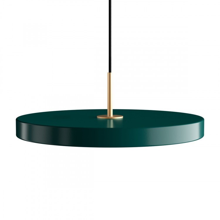 Asteria with brass top forest green Umage lampa wisząca