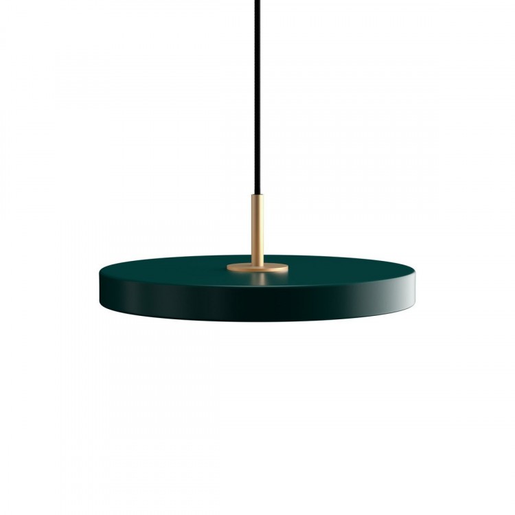 Asteria with brass top Mini forest green Umage lampa wisząca
