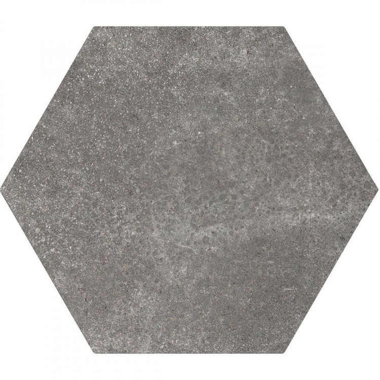 HEXATILE Cement Black 17,5x20 cm EQUIPE płytka gresowa