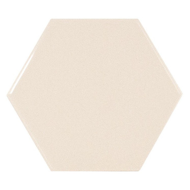 SCALE Hexagon Cream 12,4x10,7 cm EQUIPE płytka ceramiczna