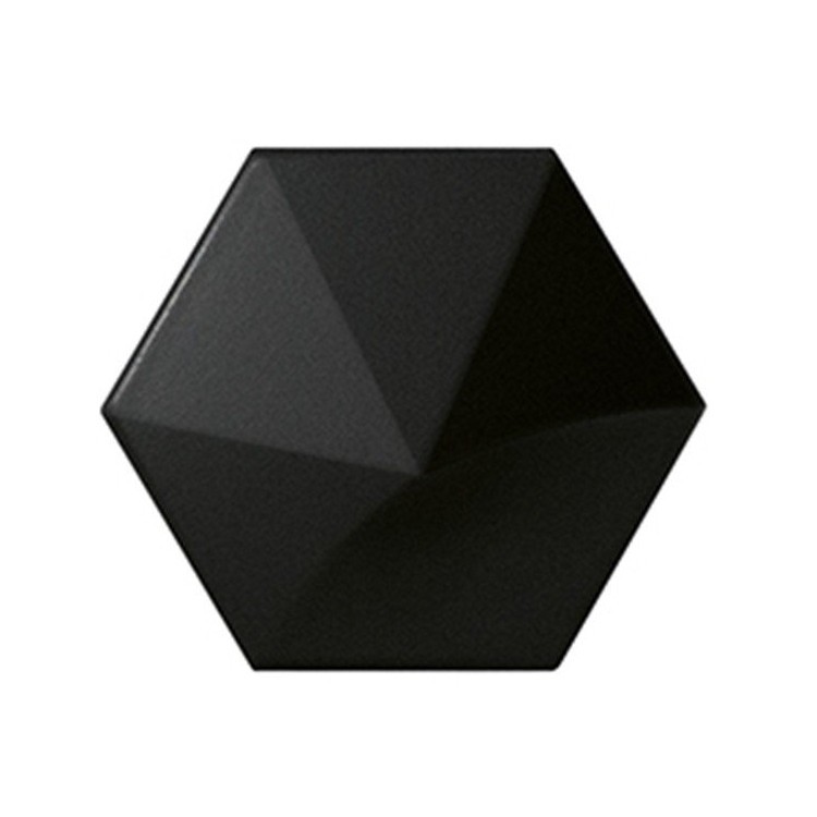 MAGICAL3 Oberland Black Matt 12,4x10,7 cm EQUIPE płytka ceramiczna